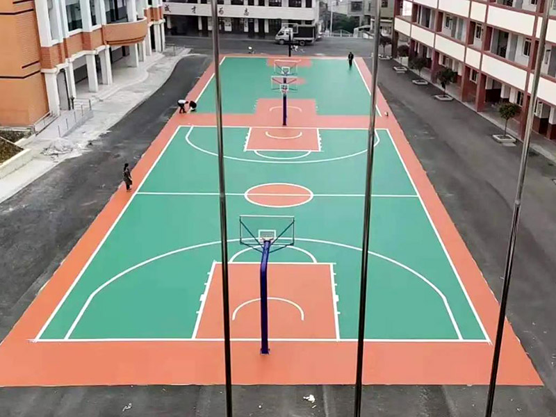 硅pu籃球場